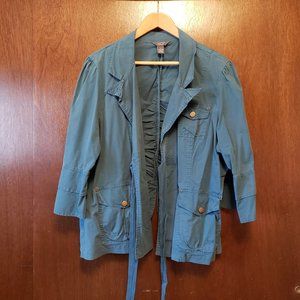 Motto tie-front jacket